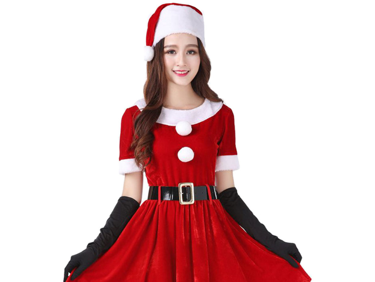 d539 サンタ コスプレ レディース かわいい サンタコス クリスマス 衣装 スカート サンタクロース 仮装 コスチューム 女性 | monoii.style